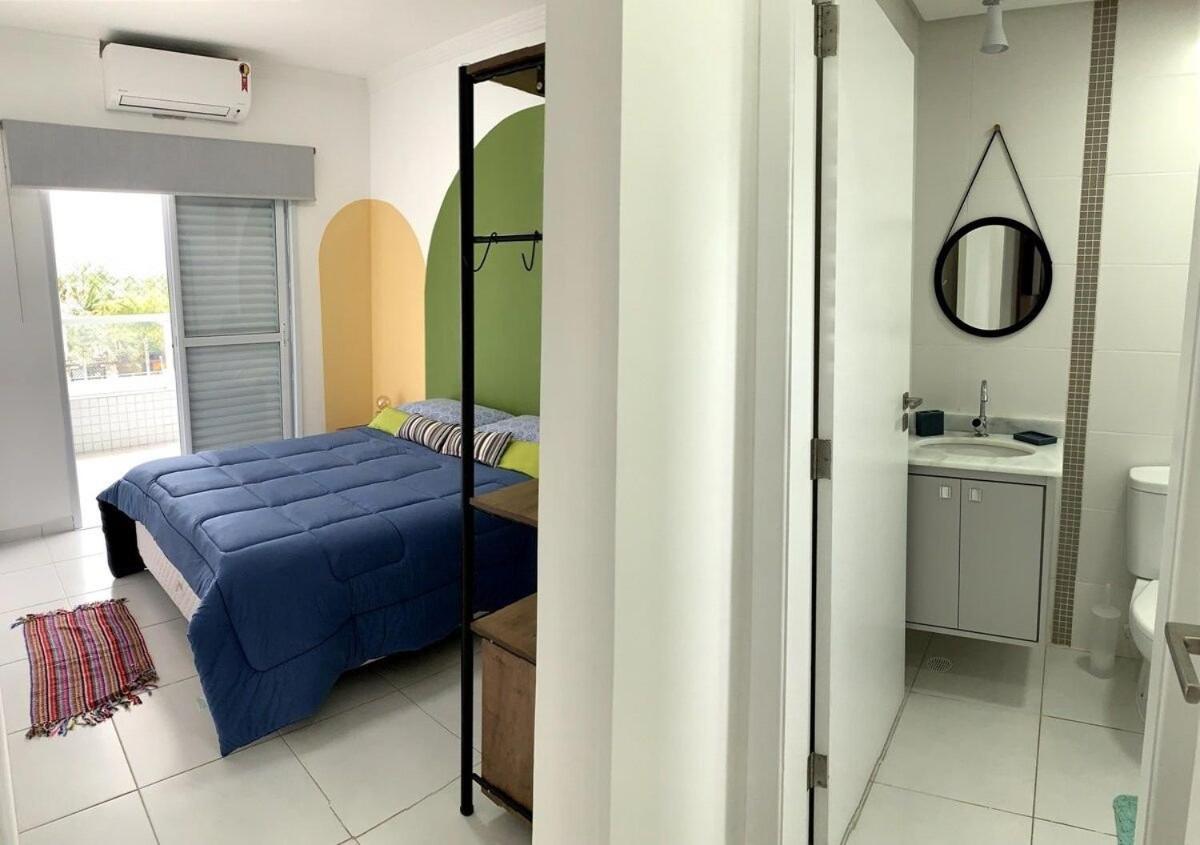 Apto Moderno E Completo A 50M Da Praia Villa Bertioga Luaran gambar